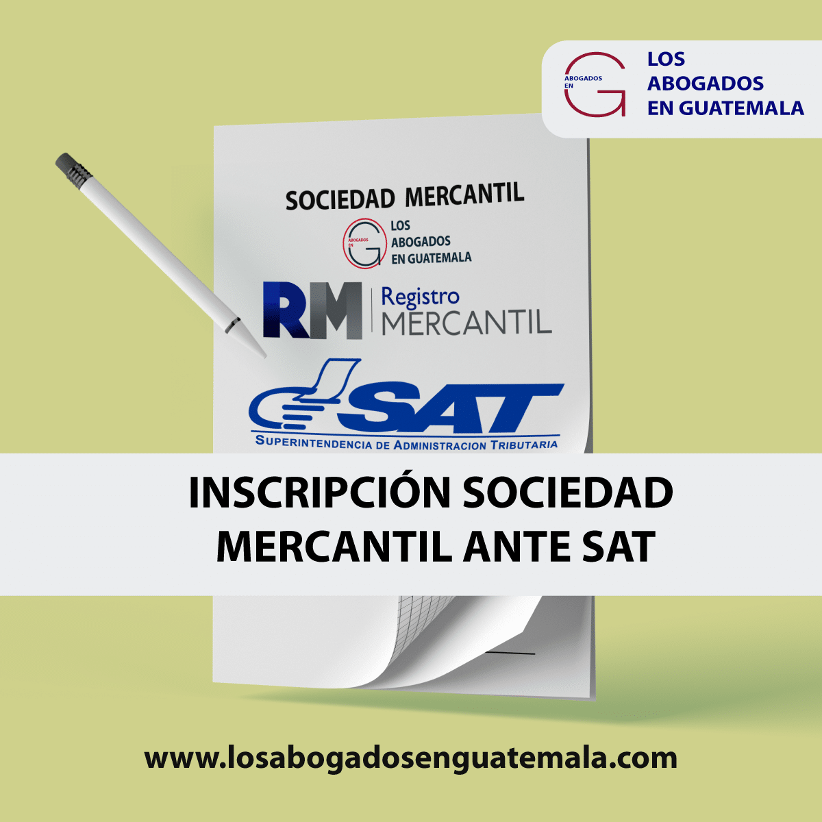 Inscripción Sociedad ante SAT Guatemala